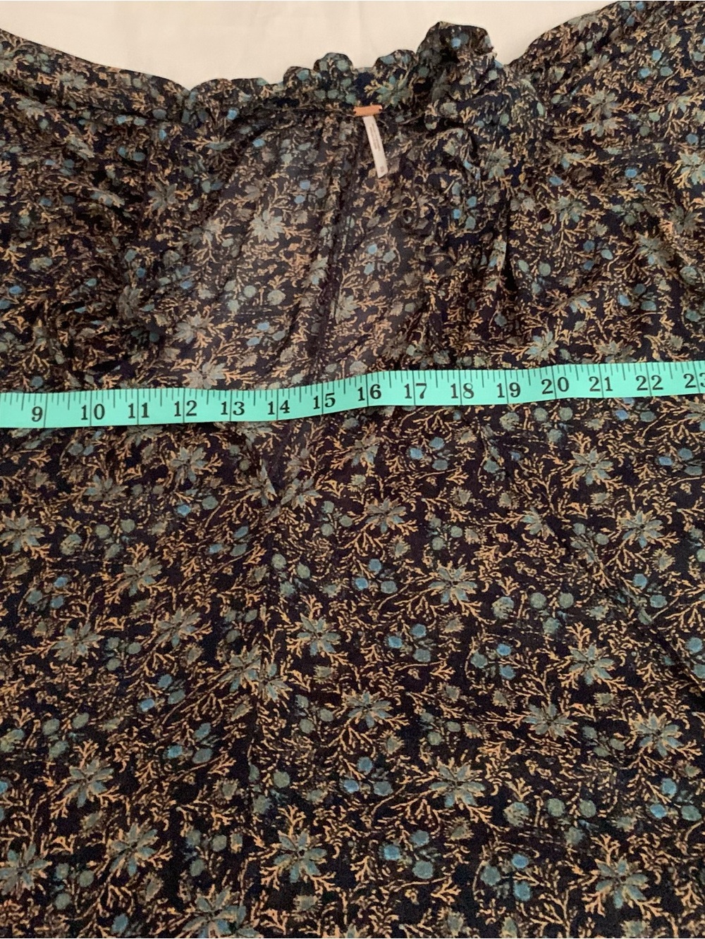 Free People Border Print Boho Maxi Dress, Size Medium - Picture 7 of 7